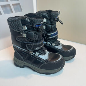 Weatherproof Winter Boy’s Snow Boots Black Sz 13 Insulated Waterproof Tall boots